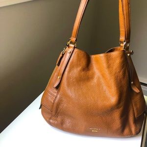 Beanpole Brown Leather Shoulder/Crossbody Bag